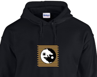 WOLF HOODIE, WOLF Lover Gift, Find Your Inner Peace with This Yin Yang Wolf Hoodie - Perfect for Meditation