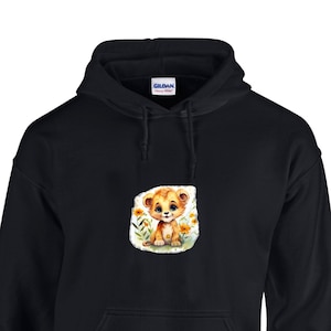 BABY LION CUB Hoodie, Custom Cub Hoodie, Wildlife design Hoodie Comfortable and Stylish for Any Occasion