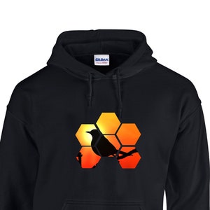 BIRD HOODIE, NATURE Hoodie, Sunrise Sweatshirt, Embrace Your Love for Nature with this Bird Hoodie for Her and Him.&quot;