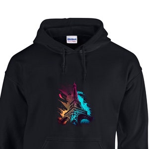 PARIS HOODIE, PARIS Travel Gift,Fashionable Paris Sweatshirt - Unisex Sweatshirt with Parisian Flair for Style-Conscious Individuals