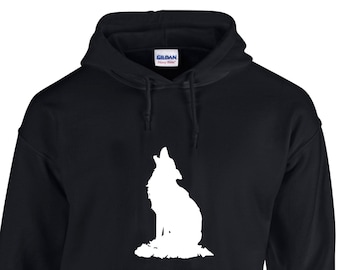 WOLF HOODIE, WOLF Lover Gift, Animal Lover Hoodie: Celebrate the Majesty of the Wolf with This Graphic Hoodie