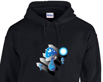 MUSHROOM HOODIE, MUSHROOM Lovers Gift, Embrace the Outdoors in Style with this Mushroom Hoodie for Her and Him."