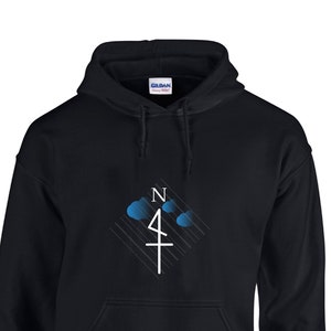 ARTISTIC HOODIE, STATEMENT Sweatshirt, Show Your Love for Street Wear with Our North Unisex Graphic Hoodie - Good Vibes Hoodie