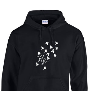FLY SHIRT, BIRD Hoodie, Bird Lover Gift, Elevate Your Style with Our Fly Hoodie - Unisex Graphic Sweatshirt Perfect for Casual & Streetwear