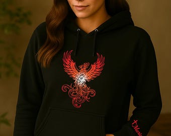 PHOENIX HOODIE, PHOENIX Gift, Phoenix Lover Hoodie Perfect for Those Who Believe in the Power of Resilience and Renewal