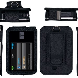 Fitted Leather Case with Clip and Screen Protector For Tandem Diabetes Care T:slim X2 Insulin Pump (All Models)