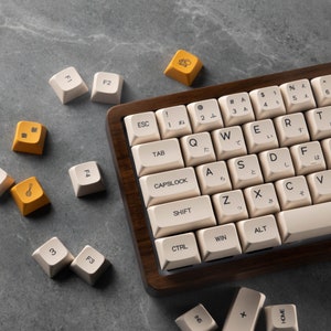 Japanese Style Honey Milk Theme Custom Amine Keycap Set 124 Pcs Keycaps XDA keycaps ONLY