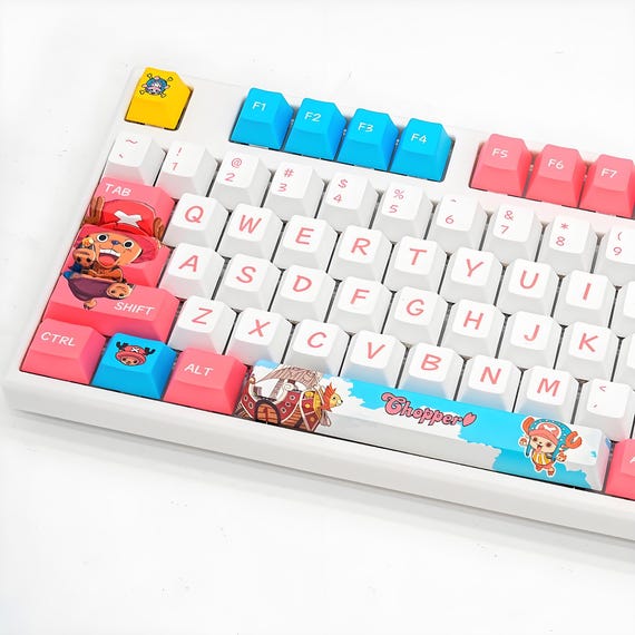 Tony Tony Chopper Keycap Set: Japanese Anime, Cherry Profile (126
