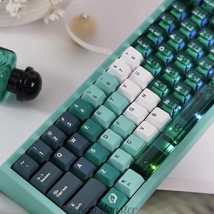 Japanese Style Mountain Ghost 208 PCS MOA Profile Anime Keycap Set For Mechanical Keyboard｜Gift for Him|Custom Keycaps|Keycaps ONLY