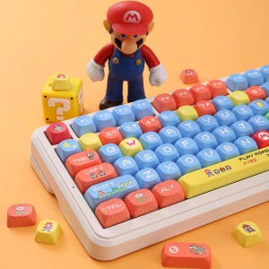Japanese Style Circus 125 PCS MOA Profile Anime Keycap Set For Mechanical Keyboard｜Gift for Him|Custom Keycaps|Keycaps ONLY