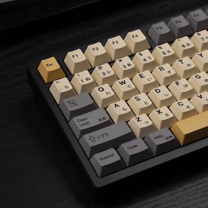 Japanese Style Dust 144 PCS MA Profile Anime Keycap Set For Mechanical Keyboard｜Gift for Him|Custom Keycaps|Keycaps ONLY