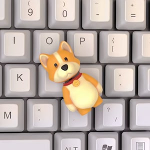 パーティーアニマル NEMO | 粘土ハンドメイド | メカニカルキーボード用キーキャップ 2 個 (UP キーと DOWN キーを推奨) | アートデコレーション