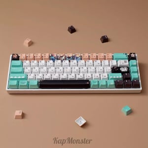 Japanese Anime Keycap Set: 122-Piece MA Profile PBT Dye-Sub
