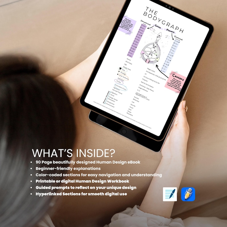 Human Design Starter Kit: Ebook & Workbook (Digital Download) image 2