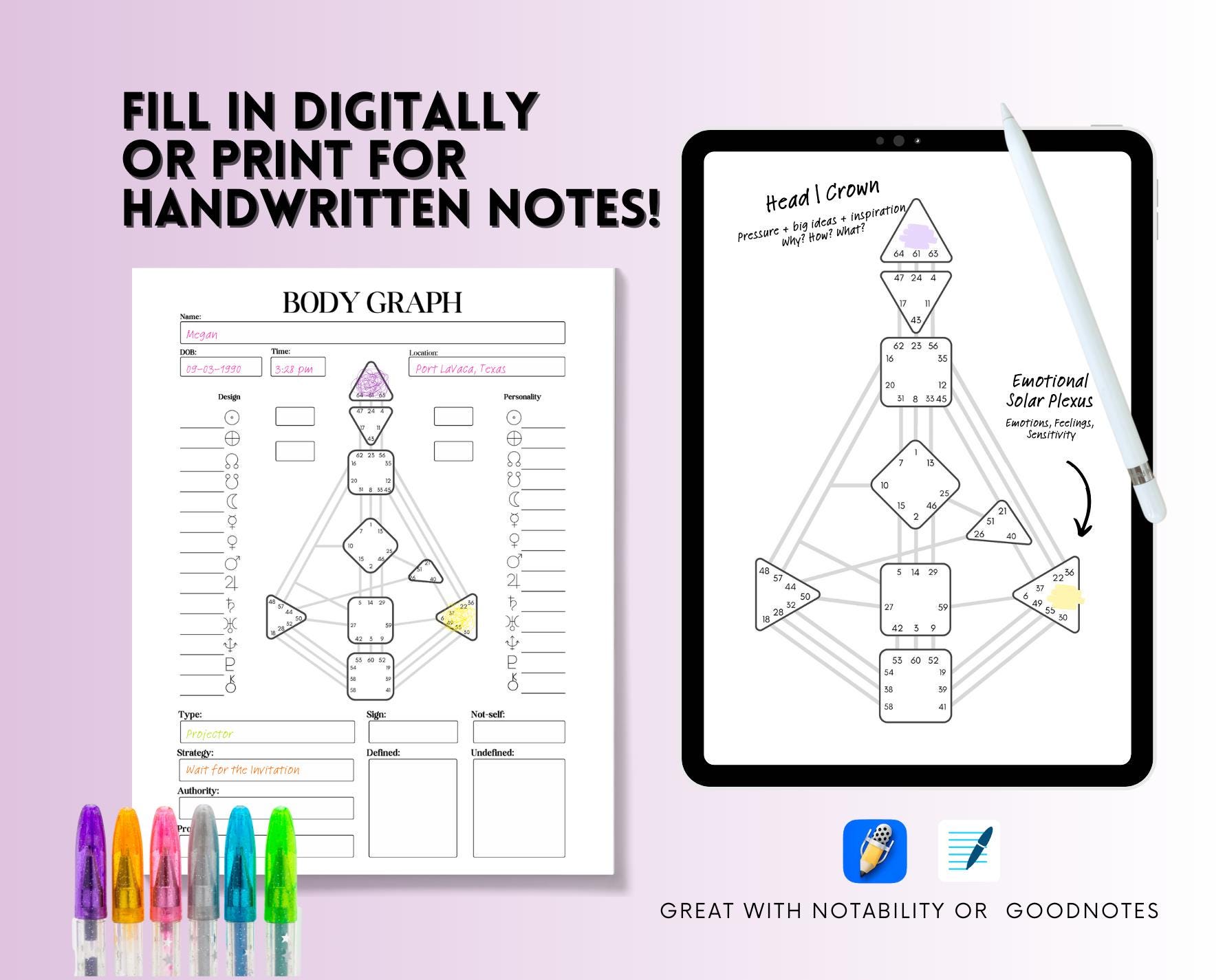 Human Design Chart Fill-in Worksheets: Body Graph & Gates (PDF) - Etsy