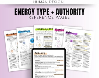 Human Design Energietyp Handbuch: Autorität Kurzanleitung (PDF-Download)