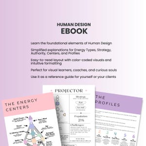 Human Design Starter Kit: Ebook & Workbook (Digital Download) image 6