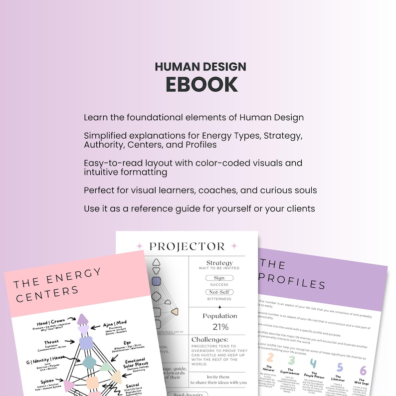 Human Design Starter Kit: Ebook & Workbook (Digital Download) image 6