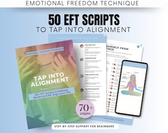 EFT Tapping Script Guide: 50 Scripts for Healing & Alignment (PDF)