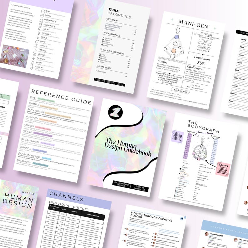 Human Design Starter Kit: Ebook & Workbook (Digital Download) image 4