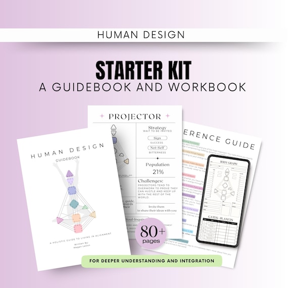 Human Design Starter Kit: Ebook & Workbook (Digital Download)