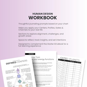 Human Design Starter Kit: Ebook & Workbook (Digital Download) image 7