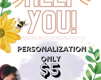Personalization help for logo, flyer, template you name it!