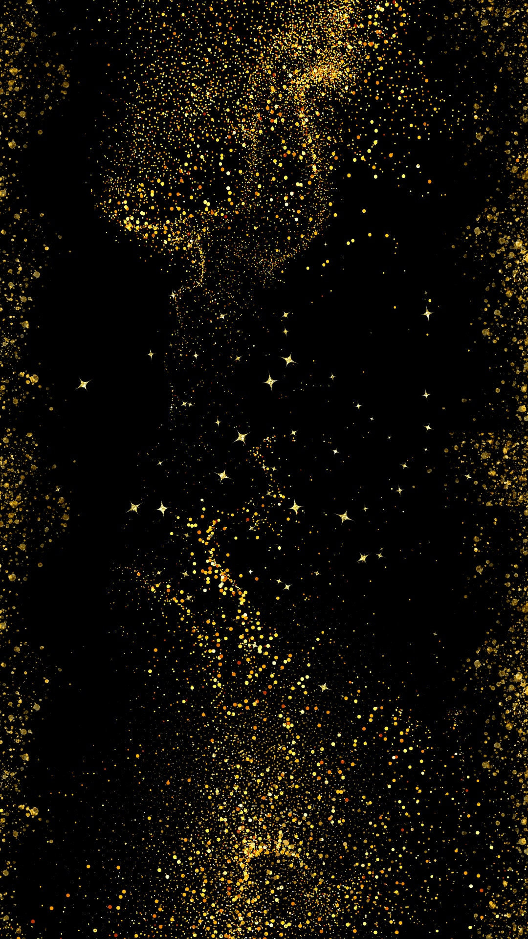 Digital Download Phone Wallpaper Black and Gold Cute and Simple - Etsy