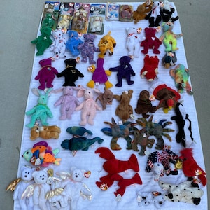 All rare mint condition beanie baby collection