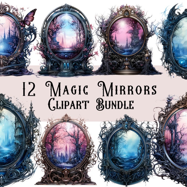 Antique Mirror Clips Etsy