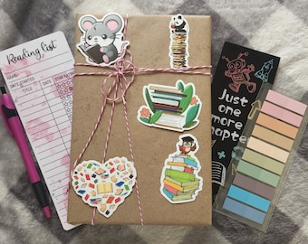 Blind Date with a Book; Annotation Kit; Mystery, Thriller, Romance, Fantasy, Scifi; Bookish Gift