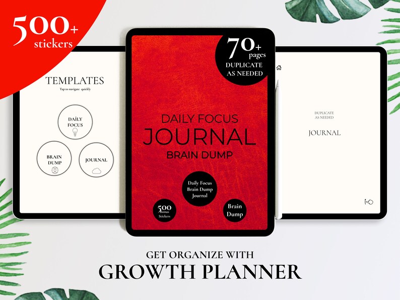 Digital Planner Simple Planner Simple Easy Use Minimal Etsy