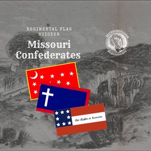 Missouri Regimental Flag Collection Stickers