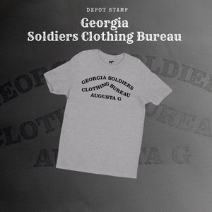 Georgia Soldiers Clothing Bureau Stamp T-Shirt