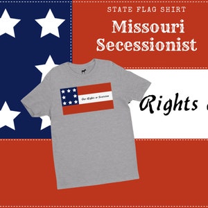Missouri Secession Flag/Missouri State Guard T-Shirt