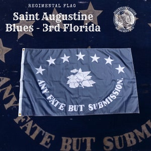 Saint Augustine Blues - Third Florida Garden Flag