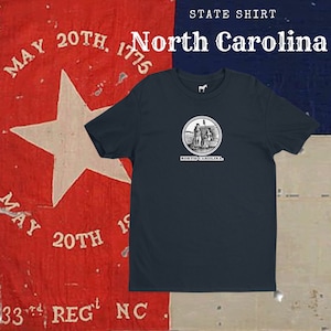 North Carolina State Seal Button Shirt