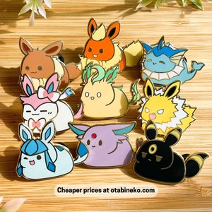 Eeveelution Rainbow - Pokemon Evolution Enamel Pin – Shinnoyume