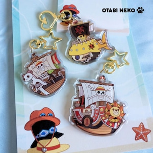 Pirate Anime Keychains