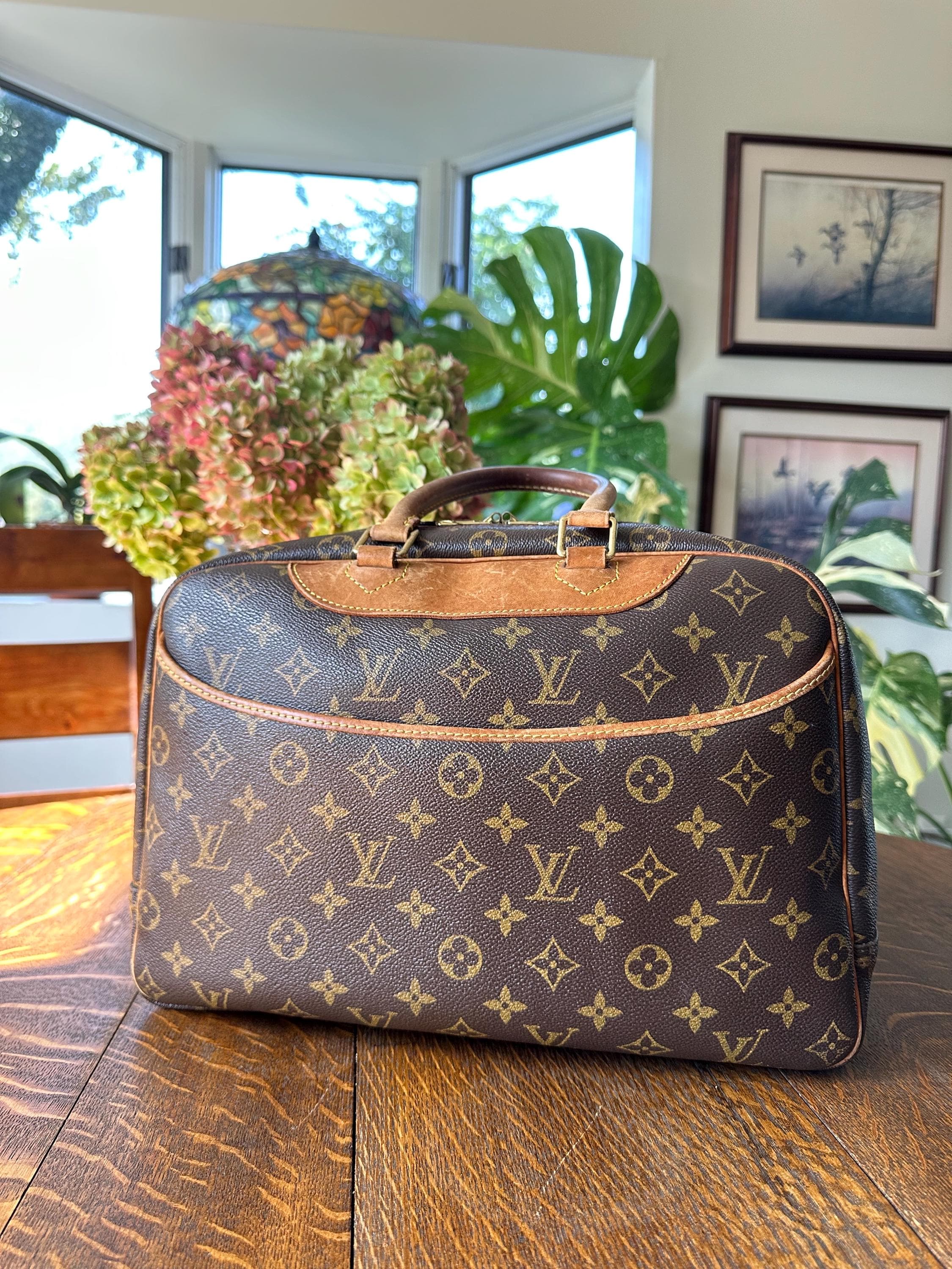 LOUIS VUITTON モノグラム ハンドバッグ ドーヴィル Louis Vuitton Monogram Deauville Handbag - Etsy