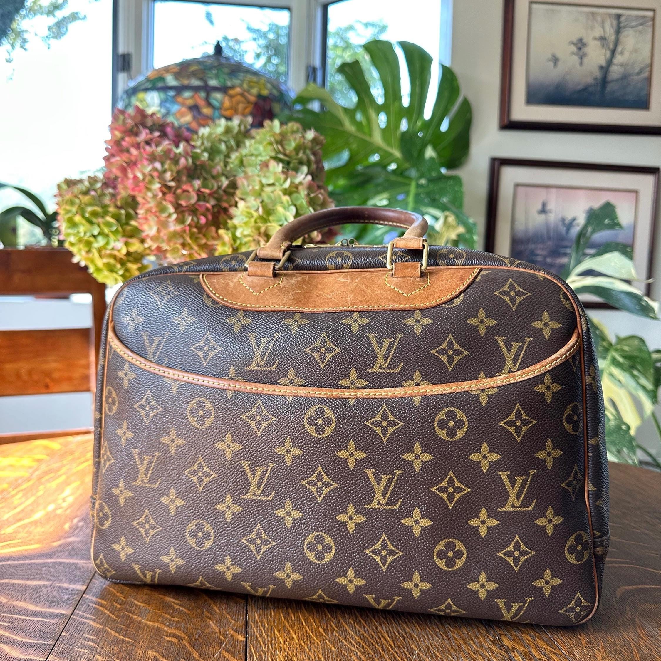 Louis Vuitton モノグラム ハンドバッグ　ドーヴィル Louis Vuitton Monogram Deauville Handbag - Etsy