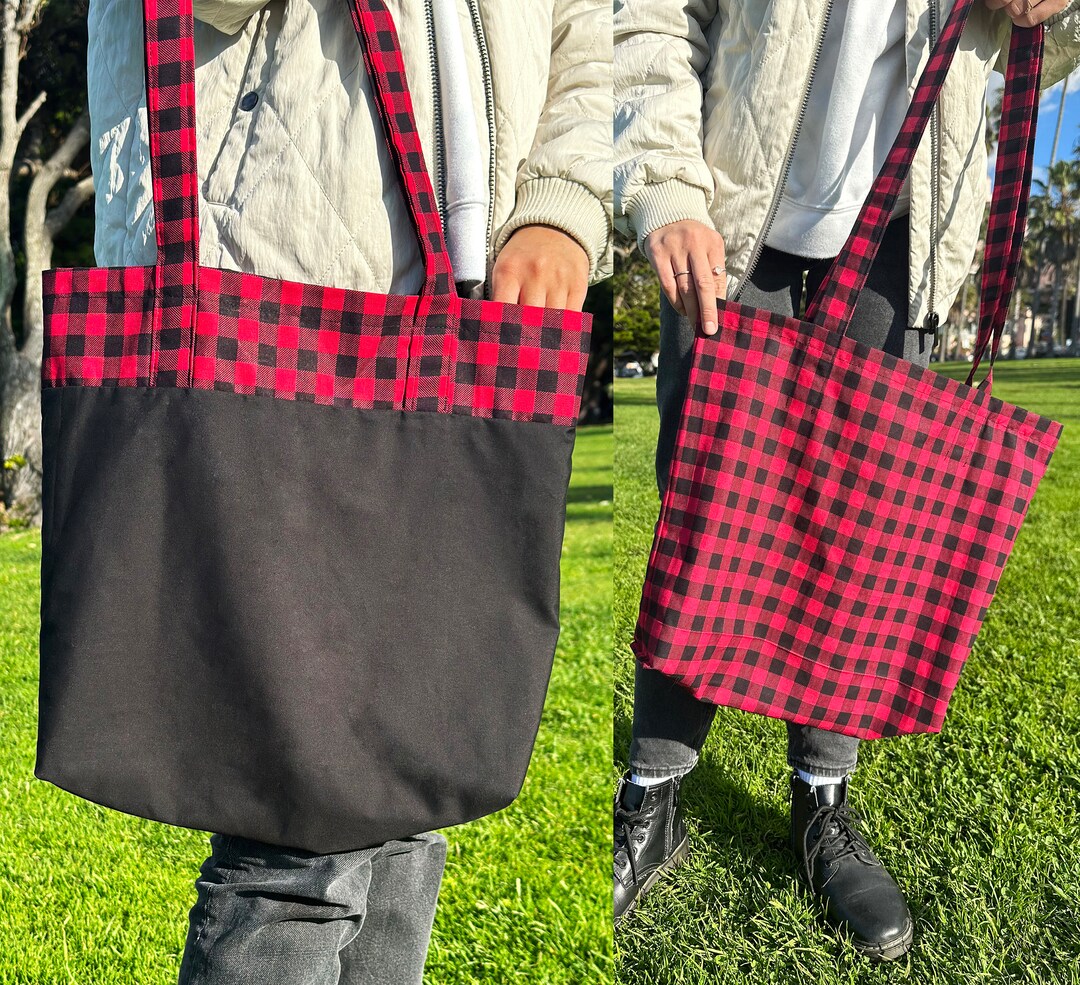 Cotton Bag. Shopper. Bag With a Pattern. Shoulder Bag. Black Bag