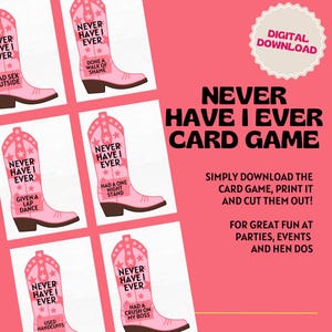 Juego de cartas Yo nunca he | Divertido juego de fiesta para adultos | Ideal para noches de juegos y reuniones