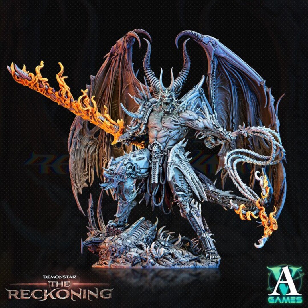 Armoros Galactic Chaos Lord Chaos Space Demons Paintable Exhibition