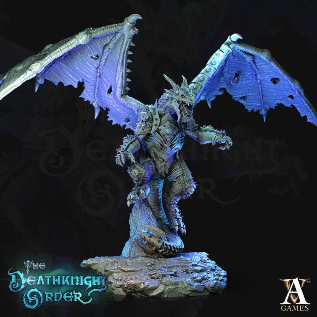 Everos the Death Dragon Paintable Exhibition Model Tabletop Games