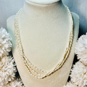 Vintage Freshwater Pearl Necklace 14K Gold Clasp