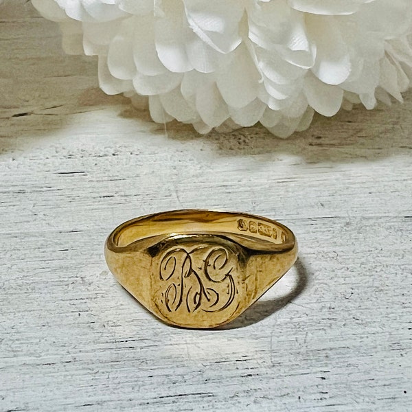 Men Signet Ring Vintage - Etsy