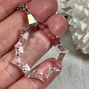 Vintage Silver and Glass Pendant