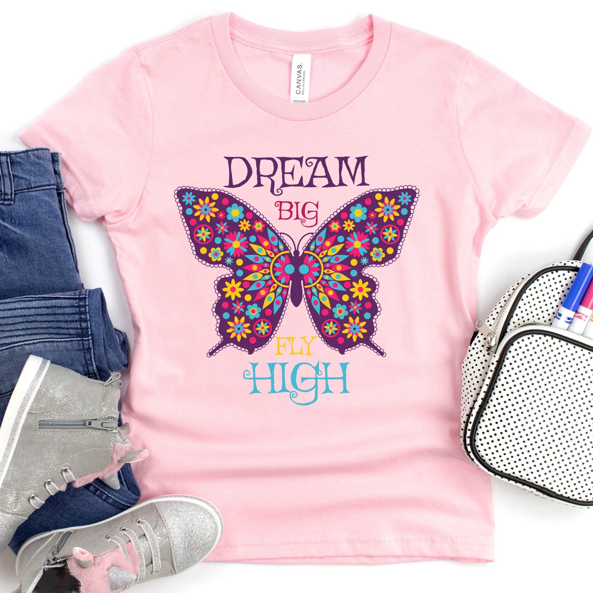 justice butterfly shirt