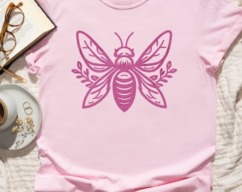 HonigBiene Shirt, Biene Tshirt, Natur Shirt, Blumen Shirt, Gartenarbeit Shirt, Cottagecore Shirt, Sommer TShirt, Garten Shirt, Geschenk für sie